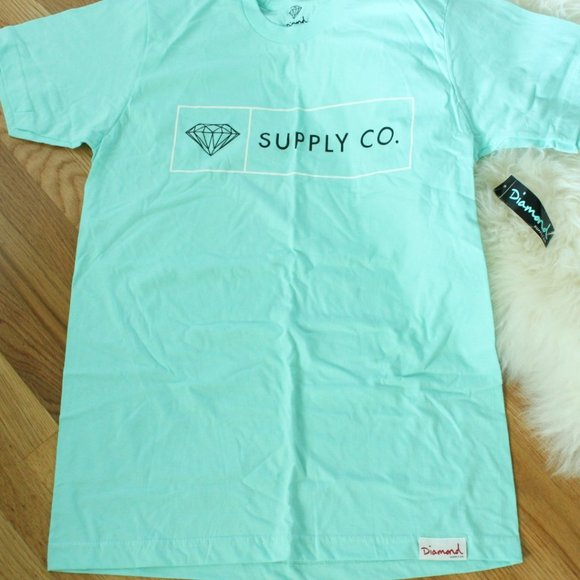 Diamond Supply Co. Tops - NEW Diamond Supply Co. Turquoise Medium Top